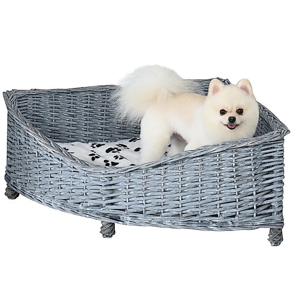 PawHut Tierbett Hundebett, Plüsch, Weide Plüsch günstig online kaufen