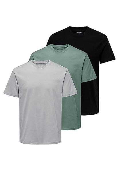 ONLY & SONS T-Shirt 3er Pack günstig online kaufen