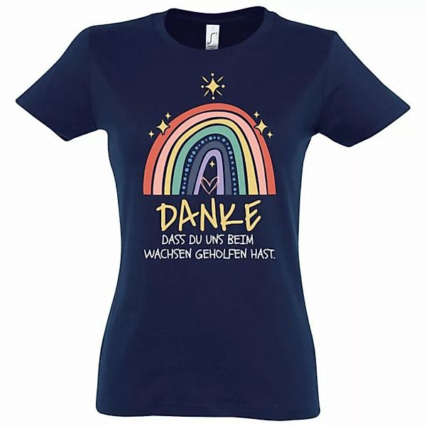 Youth Designz T-Shirt DANKE DASS DU UNS BEIM WACHSEN GEHOLFEN HAST Damen Sh günstig online kaufen