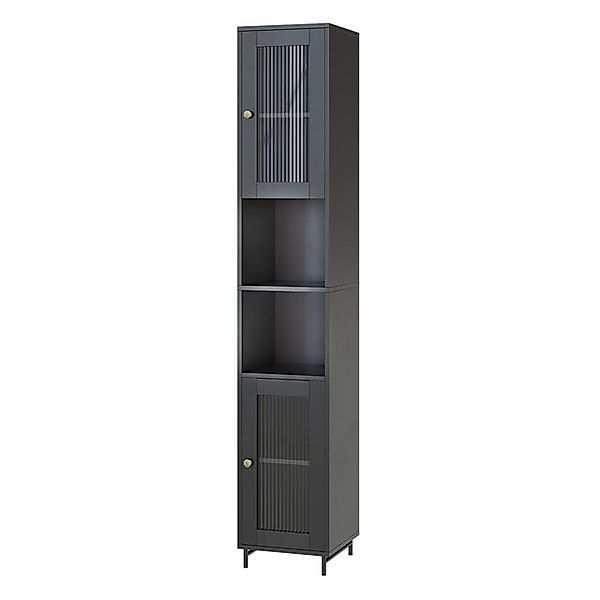 Vicco Hochschrank Malte, Grau, 30 x günstig online kaufen