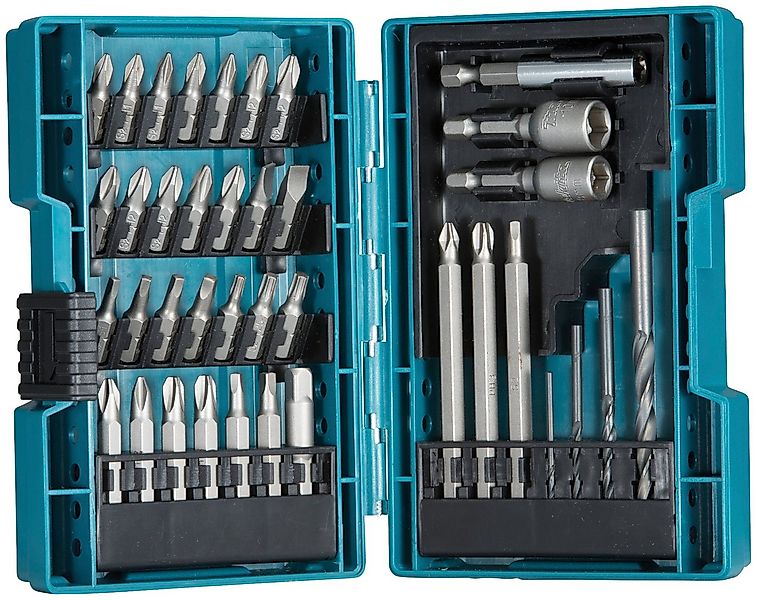 Makita Bohrer- und Bitset B-54106, 38-St., 38-tlg., inkl. Aufbewahrungskoff günstig online kaufen