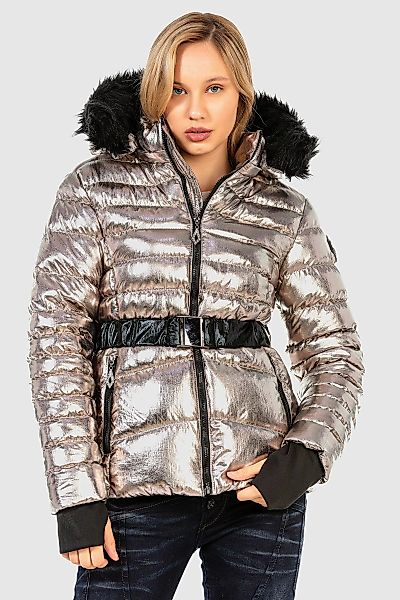 Cipo & Baxx Winterjacke "WINTER JACKET", mit Kapuze, modernes Design mit ho günstig online kaufen