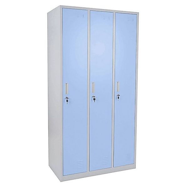 MCW Mehrzweckschrank Preston T829-3 Metallschrank, Lüftungsschlitze, Drehri günstig online kaufen