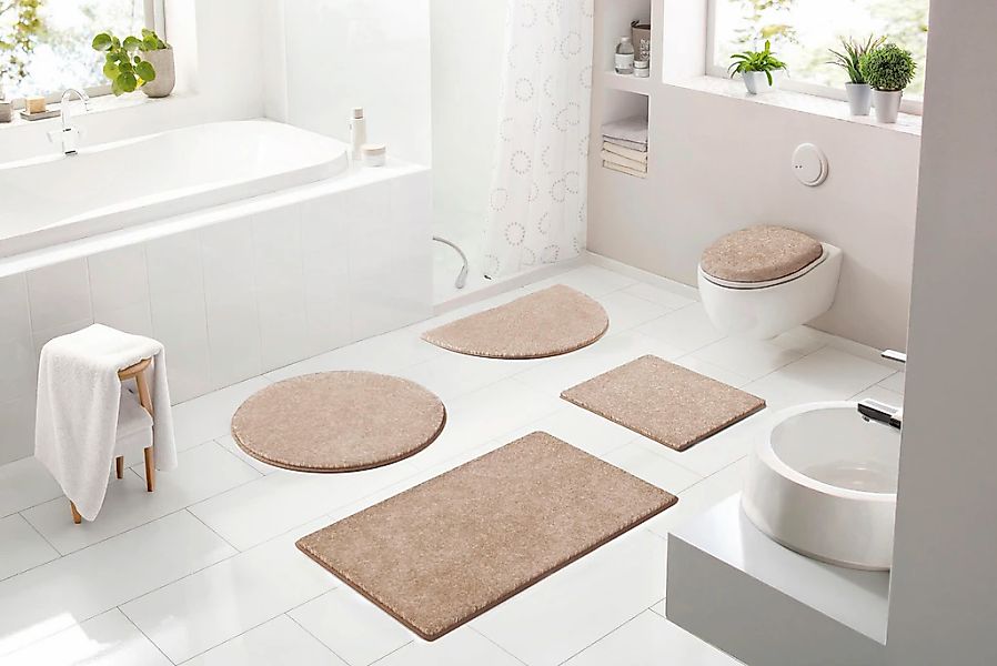 Grund Badematte "Melli" Höhe 17 mm rutschhemmend beschichtet fußbodenheizun günstig online kaufen