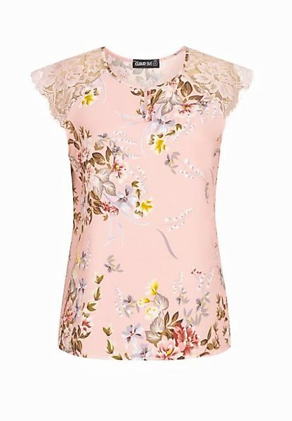 CLOUD 5IVE Muskelshirt CLOUD 5IVE Spitzen Top mit V-Neck und Blumen Print ( günstig online kaufen