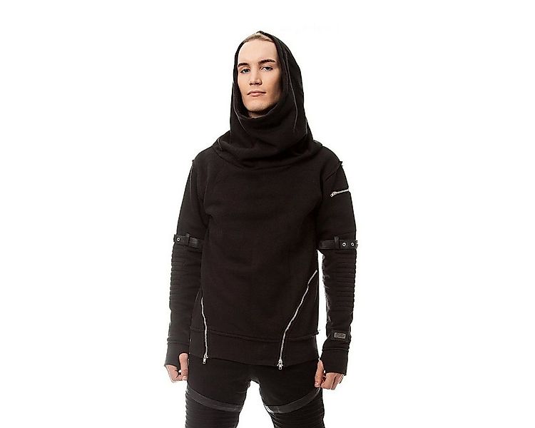 Vixxsin Hoodie Voyage Hood Gothic Metal Zips Punk Hoodie Sweatshirt günstig online kaufen