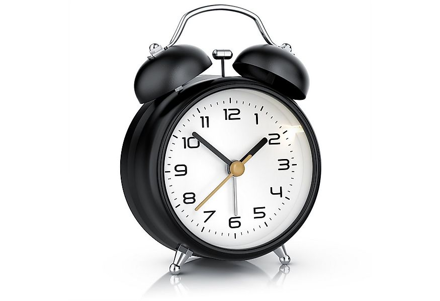 BEARWARE Wecker Analog, Retro, rund, Beleuchtet, lauter Glockenalarm für Ti günstig online kaufen