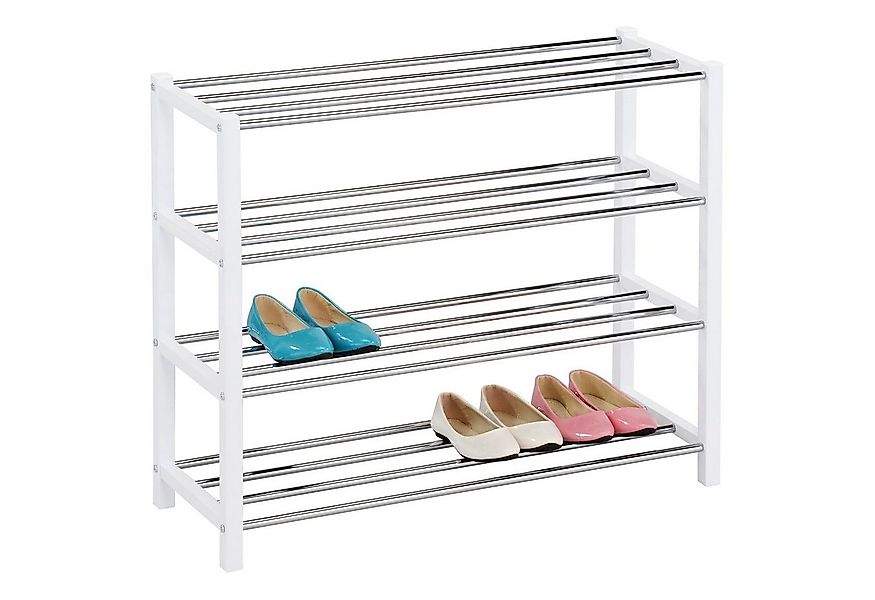 IDIMEX Schuhregal DUBLIN, Schuhständer mit 4 Ablagen, 80cm breit Schuhaufbe günstig online kaufen