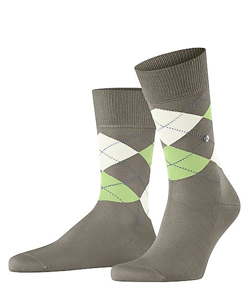 Burlington Socken Khaki mit Argyle-Muster günstig online kaufen
