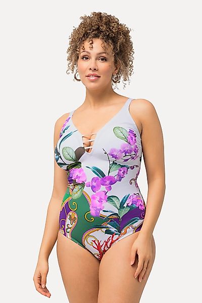 Ulla Popken Badeanzug Badeanzug Orchidee Softcups günstig online kaufen