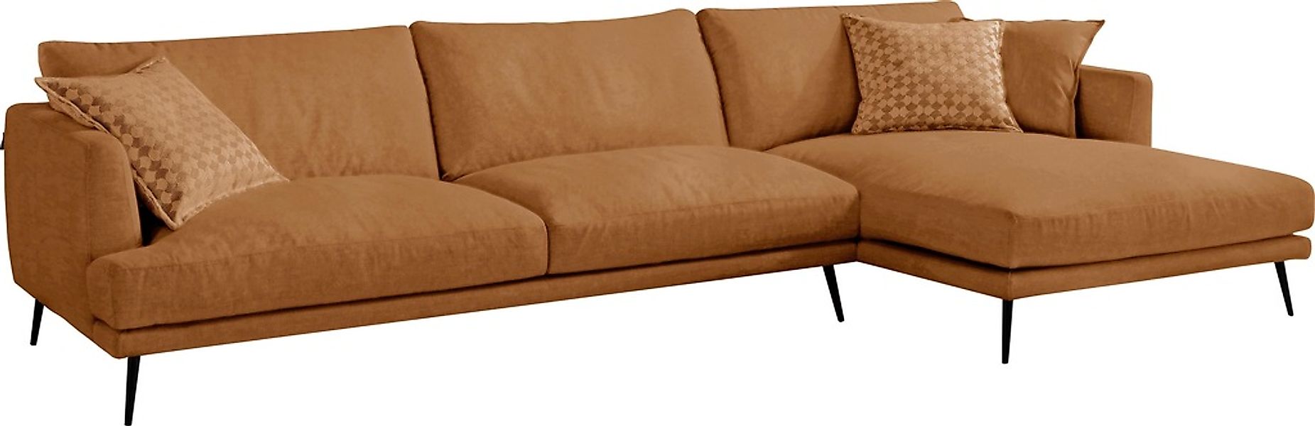 Egoitaliano Ecksofa "Sophia, Designsofa mit extrakomfortablem Sitzkomfort, günstig online kaufen