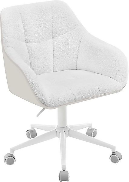 Woltu Bürostuhl (1 St), Homeoffice Stuhl, höhenverstellbar, Bouclé-Sitz günstig online kaufen