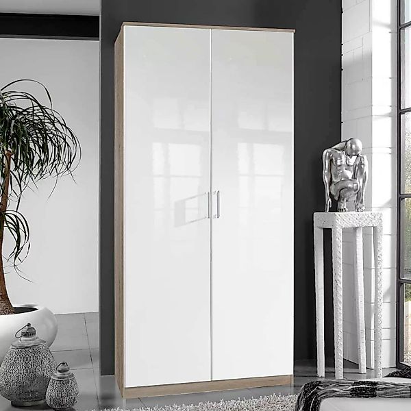 Drehtürschrank Schlafzimmer in modernem Design 199 cm hoch günstig online kaufen