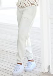 LASCANA Sweathose Loungehose mit seitlichen Taschen und Logostickerei, Loun günstig online kaufen