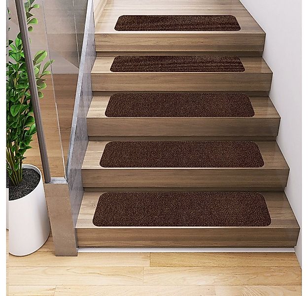 XDeer Stufenmatte 4/6er Set Stufenmatte - 20 x 76 cm - Rutschhemmende Trepp günstig online kaufen