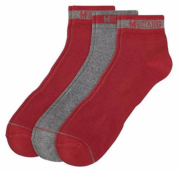 Mustang Herren Quarter Socken True Denim 3er Pack günstig online kaufen