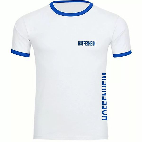 multifanshop T-Shirt Kontrast Hoffenheim - Brust & Seite - Männer günstig online kaufen
