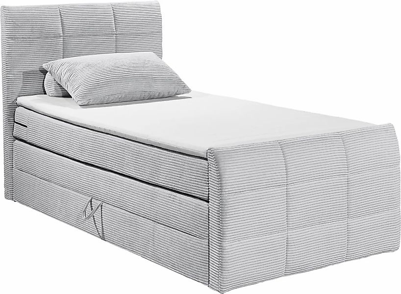 ED EXCITING DESIGN Boxspringbett »Bolivia« harte Seite mit Kokosmatte, weic günstig online kaufen