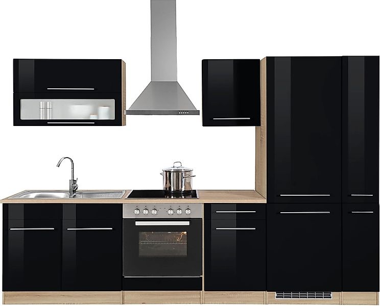 KOCHSTATION Küchenzeile »KS-Eton« mit E-Geräten, Breite 300 cm günstig online kaufen