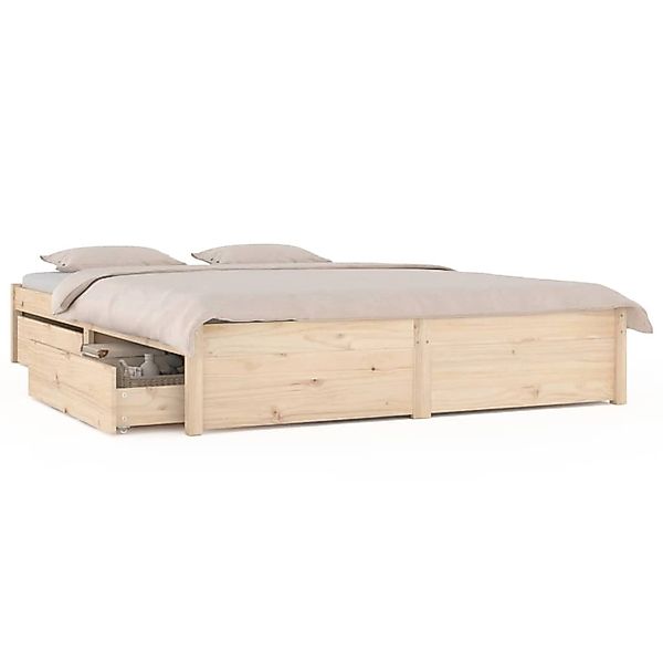 vidaXL Bett mit Schubladen 140x200 cm1124518 günstig online kaufen