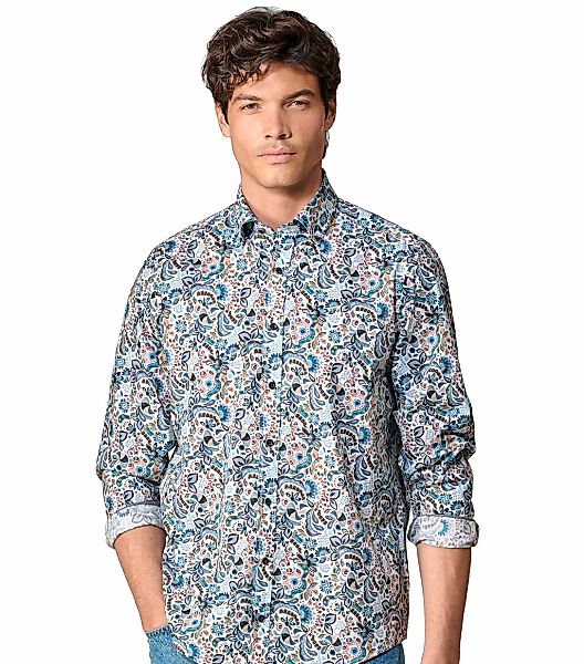 CASAMODA Leinenhemd CASAMODA Leinenhemd Print günstig online kaufen