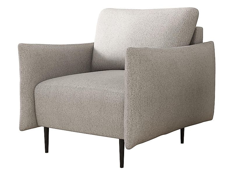 MIRJAN24 Sessel Lambi, Schwarze Metallfüße, 98x90x85 günstig online kaufen