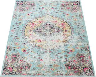 Paco Home Teppich "Artigo 401" rechteckig 2 mm Höhe Kurzflor, Orient-Optik, günstig online kaufen