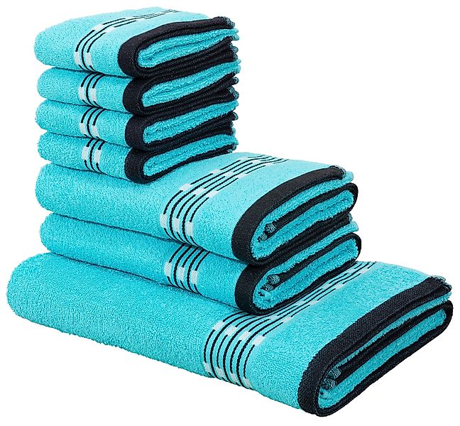 my home Handtuch Set Jonnie, Walkfrottee günstig online kaufen