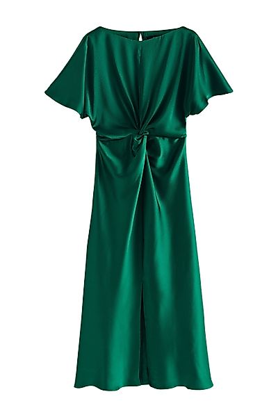 Next Midikleid Kurzärmeliges Midikleid aus strukturiertem günstig online kaufen