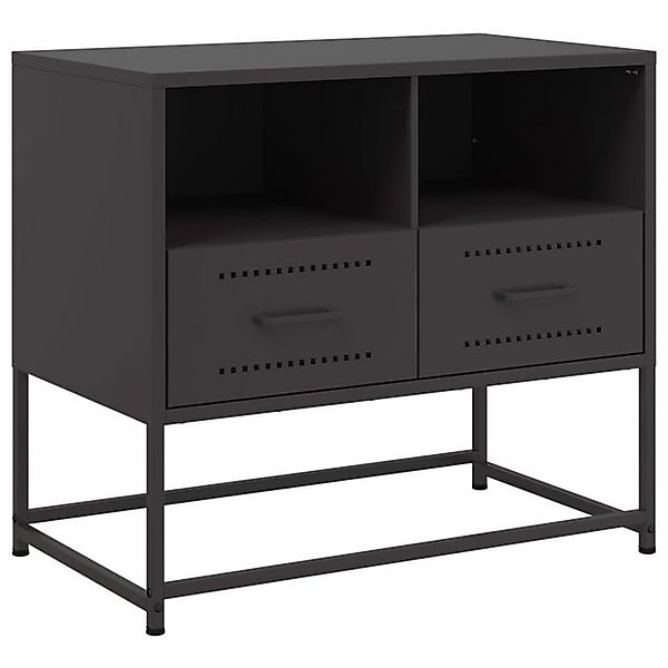 vidaXL TV-Schrank TV-Schrank Schwarz 68x39x60,5 cm Stahl (1-St) günstig online kaufen