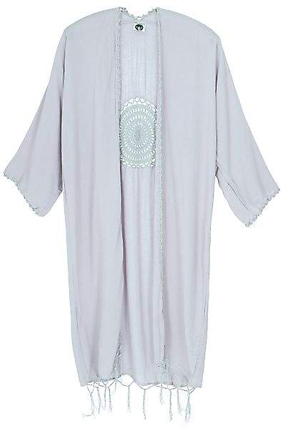 Guru-Shop Kimono Leichter Kaftan, besticktes offenes.., günstig online kaufen