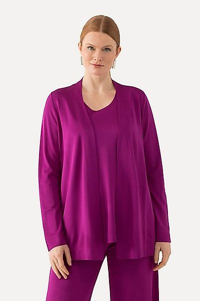 Ulla Popken Sommerjacke Slinkyjacke offene Form günstig online kaufen