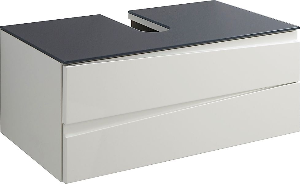 byLIVING Waschbeckenschrank "Shape" 1 Stk. tlg. für Aufsatzbecken mit asyme günstig online kaufen