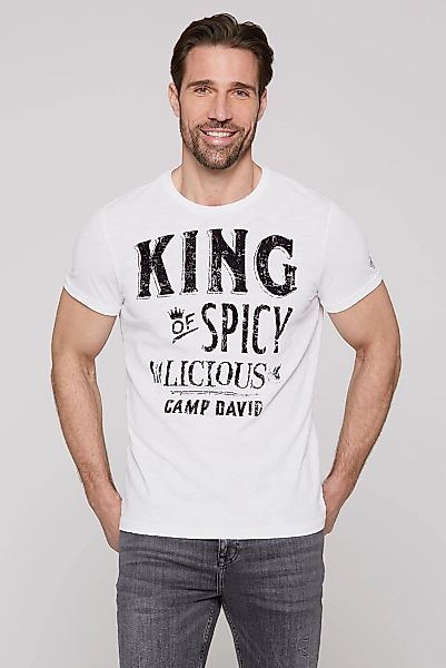 CAMP DAVID Rundhalsshirt, aus Baumwolle günstig online kaufen