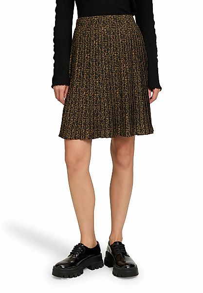 Cartoon Minirock "Damen Plisseerock mit Print" Muster günstig online kaufen