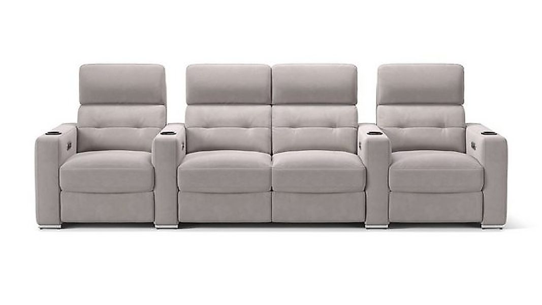 Sofanella 4-Sitzer Stoff BARI, Heimkinosofa, Kinocouch, Funktionssofa, Kino günstig online kaufen