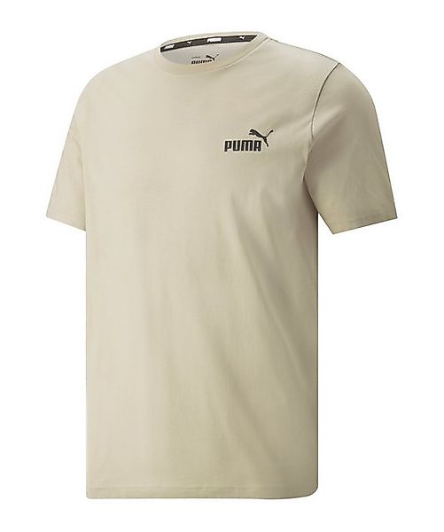 PUMA T-Shirt Essentials Small Logo T-Shirt Beige Baumwolle günstig online kaufen