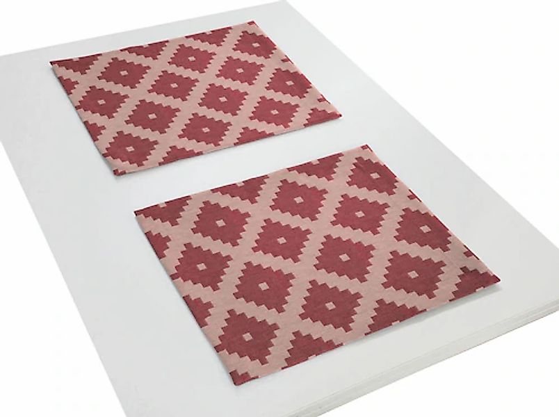 Adam Platzset »Maroccan Shiraz«, (Packung, 2 St.), mit Jacquard-Muster günstig online kaufen