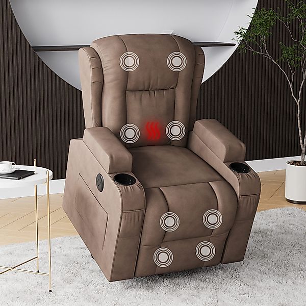 PXloue Massagesessel TV-Sessel Elektrisch Massage Relaxsessel günstig online kaufen