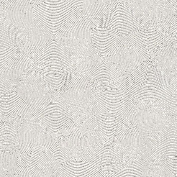 PROFHOME 379001-GU Grafik Tapete Geometrisch dezent schimmernd Weiß 0,53 m günstig online kaufen