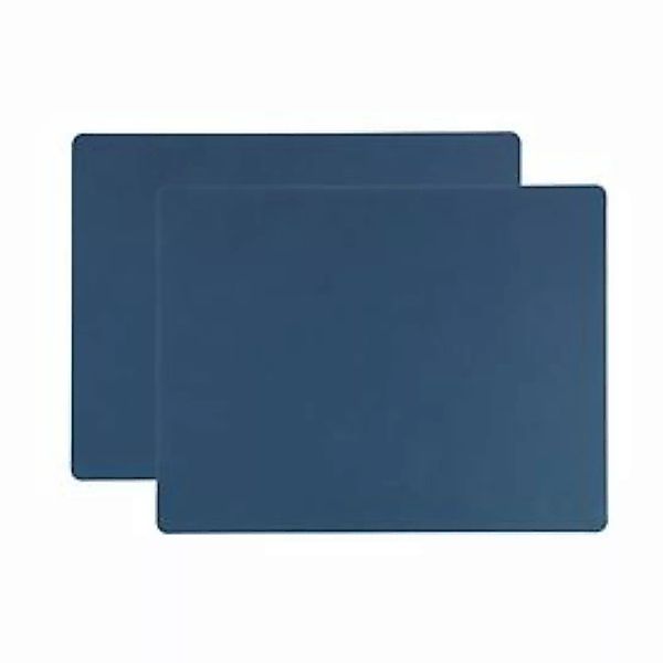 Platzset 2er-Set 'tableMAT' eckig dunkelblau günstig online kaufen