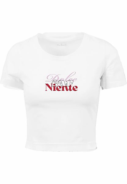 Miss Tee T-Shirt "Miss Tee Damen Dolce Far Niente Cropped Tee" 1 Stk. günstig online kaufen