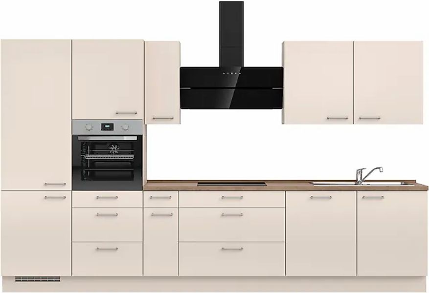 nobilia® Küchenzeile »"Laser II", Ausrichtung wählbar, Breite 360 cm« vormo günstig online kaufen