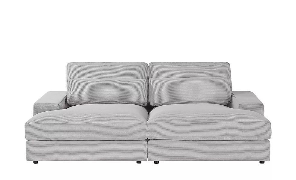 Lounge Sofa  Branna ¦ grau ¦ Maße (cm): B: 232 H: 88 T: 164 Polstermöbel > günstig online kaufen