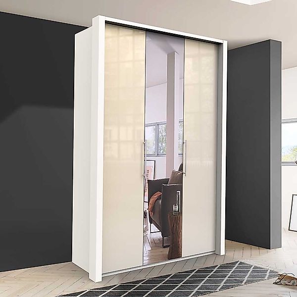 Kleiderschrank in modernem Design Spiegel günstig online kaufen
