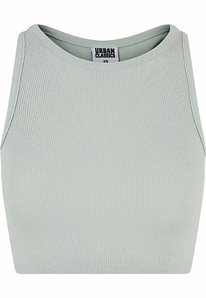 URBAN CLASSICS Muskelshirt "Urban Classics Damen Ladies Cropped Rib Top", ( günstig online kaufen