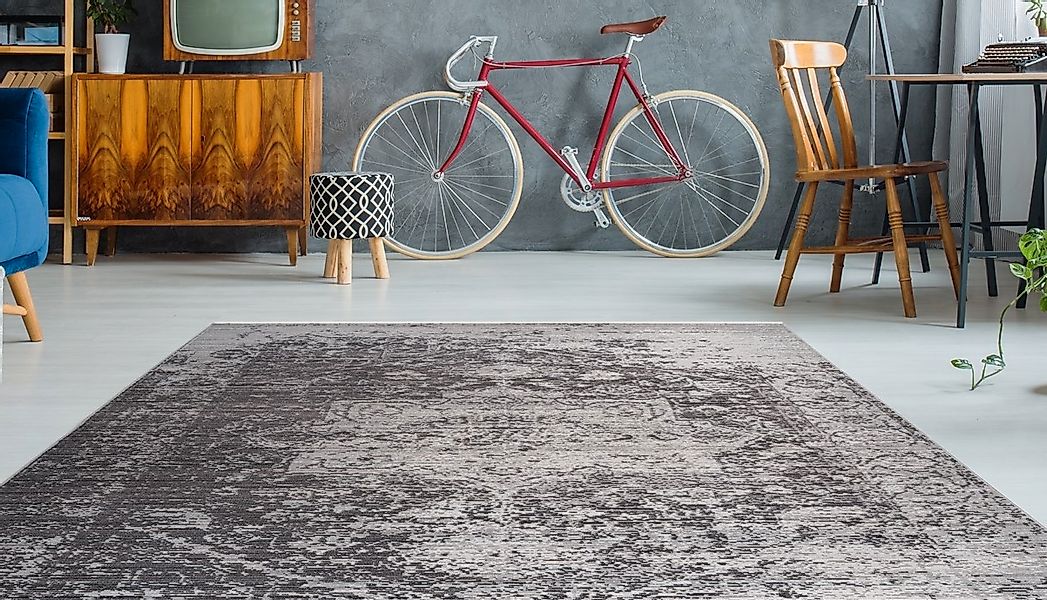 my home Orientteppich »Malak«, rechteckig, 5 mm Höhe, Orient-Optik, Vintage günstig online kaufen