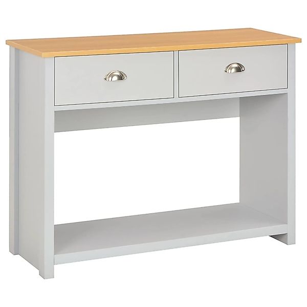 vidaXL Konsolentisch Grau 97x35x76 cm 283741 günstig online kaufen