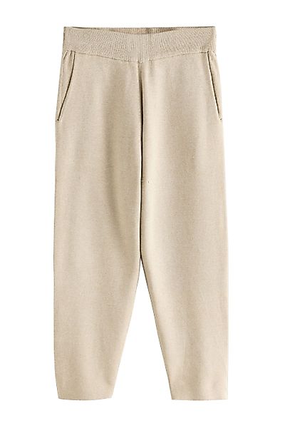 Next Strickhose Gestrickte Hose mit Barrel-Bein günstig online kaufen