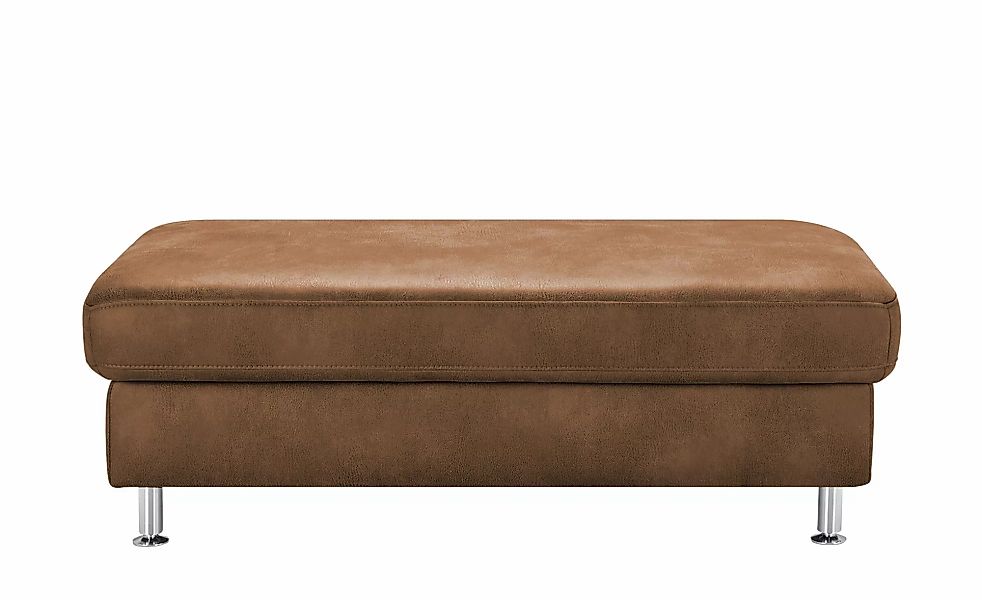 Mein Sofa bold XXL Hocker  Veit ¦ braun ¦ Maße (cm): B: 130 H: 46 T: 65.0 P günstig online kaufen